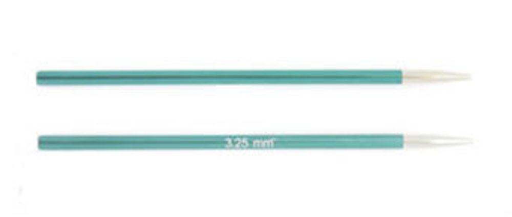 Спицы съемные укороченные Knit Pro Zing ⌀3.25 мм, 47529