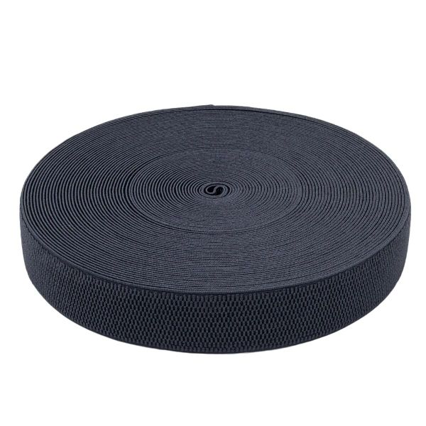 Резинка для подтяжек (помочная) 40.0 мм / 25 метров, 25.2 г/п.м., 301 серый, 6123-9344