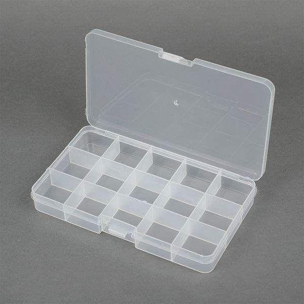 Контейнер для мелочей 17.7х10.2х2.3 см цв. в ассортименте