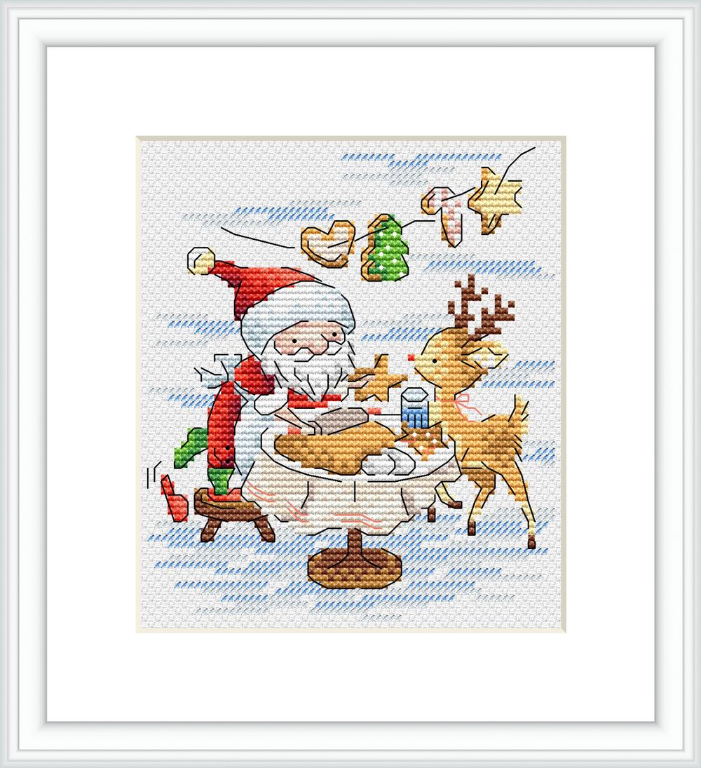 Набор для вышивания нитками МП Студия (Жар-птица), Сладкие угощения, 13х11 см