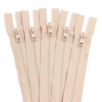 Молния трактор Arta Т6 (6 мм) 2 зам., разъем., 100 см, цв. 105 св.бежевый, уп.5 шт