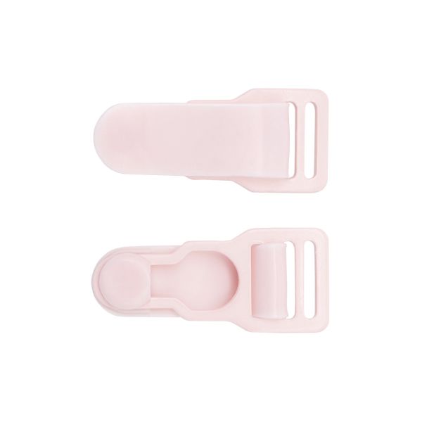 Зажим чулочный 12 мм, 4 шт, цв.906 леп.розы, 27716