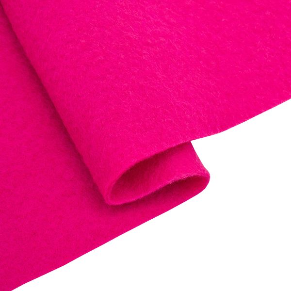 Фетр листовой мягкий 1.5 мм, 30х30 см, 180 г/м², 100% п/э, 4 шт, малиновый 8117