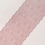 Кружево бельевое эластичное 240 мм / 13.72 м, цв. C344 пудровый