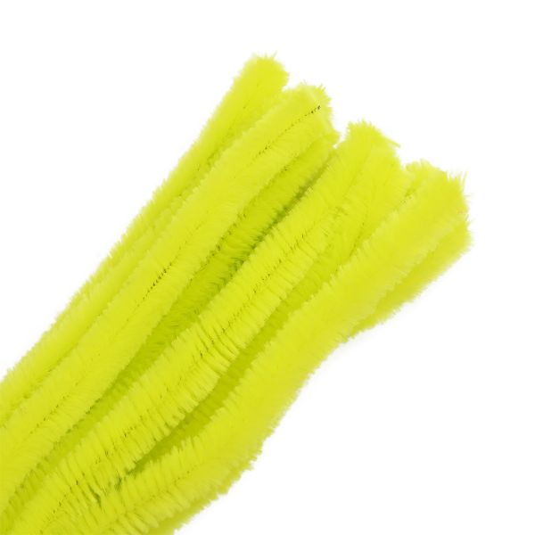 Синель-проволока, 12 мм / 30см, 15 штук, Astra&Craft (A-037 лимонный)