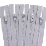 Молния трактор Arta Т6 (6 мм) 1 зам., разъем., 85 см, цв. 079 св.серый, уп.5 шт