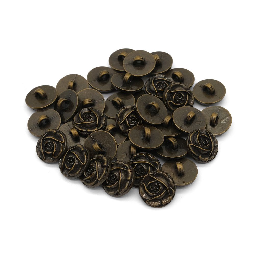 Пуговицы на ножке 18 мм (AB), 36 шт, S090230