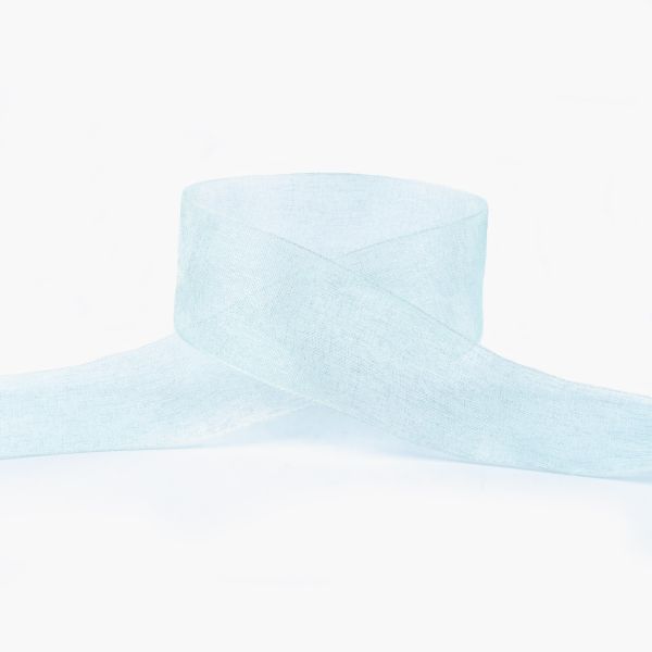 Лента капроновая (органза) 25.0 мм / 22.8±1 метра, 062 бл.голубой, Blitz OR-25
