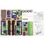 Пазл объемный 3D, 30 элементов, Серия Транспорт (мини) Автобус, Rezark ROM-05