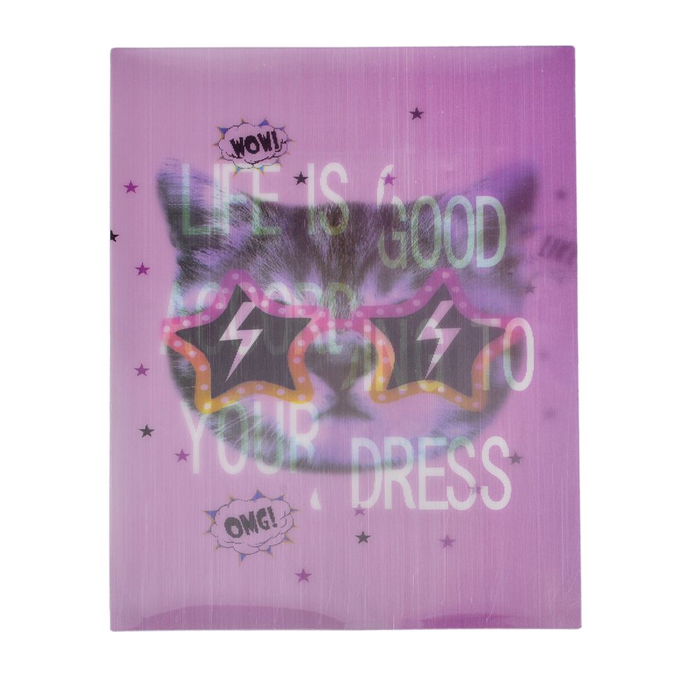 Термоаппликация 3D (интерактивные) 3D12 Cat 15х15см, 5 шт