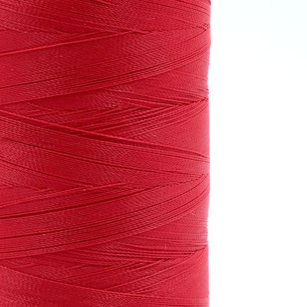 Нитки оверлочные крученые 150D/2 1500 м, цв.114 красный
