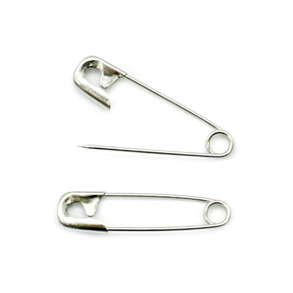 Булавки английские 27мм, сталь, 144 шт, Pony