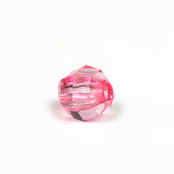 Бусины акрил ⌀10 мм, MG.3244-02, цв.02 розовый, 500 г, Magic4Hobby