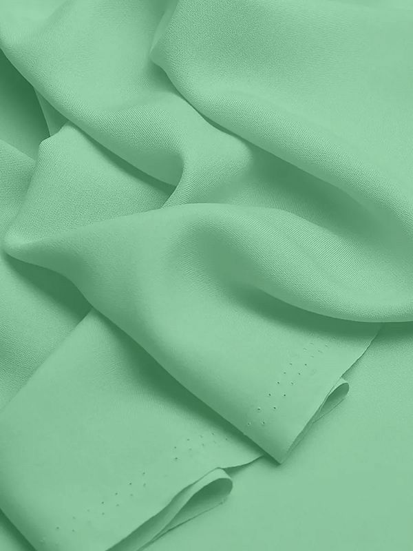 Штапель 110 г/м², 145 см / 2 метра, TBY-Vi-30-40.2, цв.40 св.зеленый