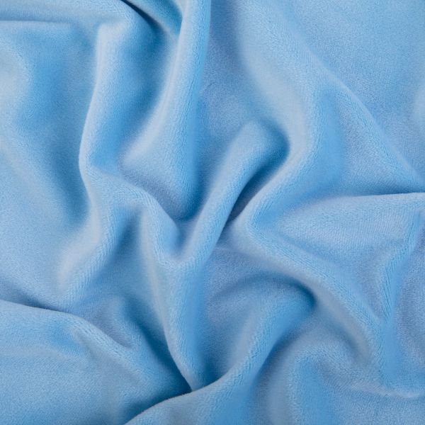 Микровелюр 160х150 см, 118 голубой, Gamma MCV