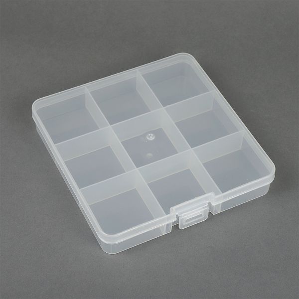 Контейнер для мелочей 13.5х13.7х2.3 см цв. в ассортименте