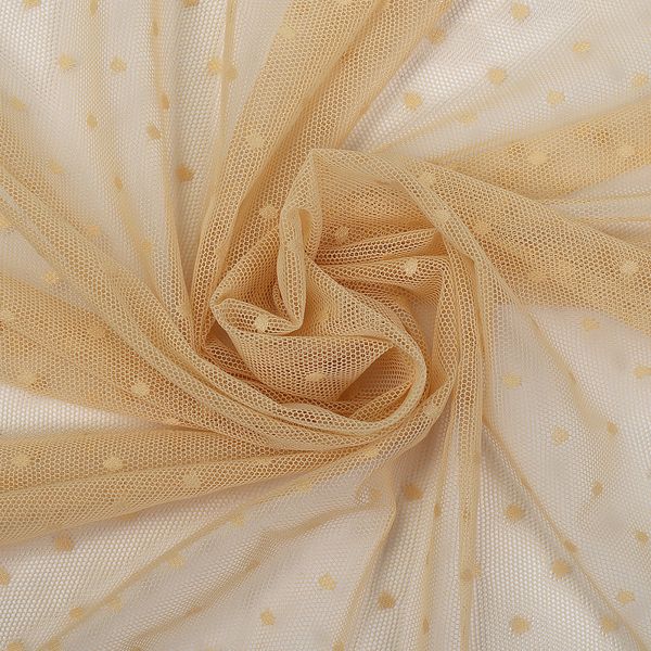 Сетка бельевая эластичная 65 г/м², шир.160 см / 188 метров, Мушка TBY.00128.03, цв.03 бежевый /00128.03/