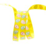 Лента репсовая (в рубчик) PREMIUM Пасха 20 мм, 22,5м (525 желтый)