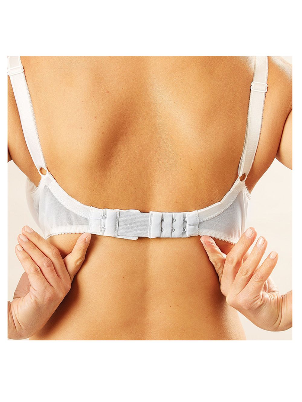 Удлинитель застежки для бюстгальтера 38.0 мм, 3 шт, 2 крючка, ассорти