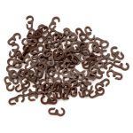 Крючки шторные для карниза 29 мм, LF-300, цв.коричневый (100 шт/уп)