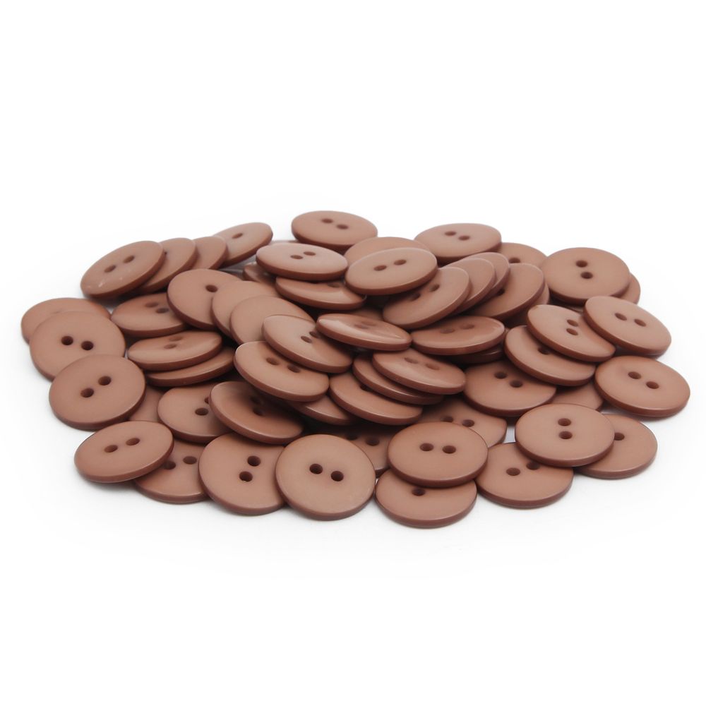 Пуговицы 2 прокола 28L, 18 мм, (Beige2 (бежевый2)) NE63, 72 шт