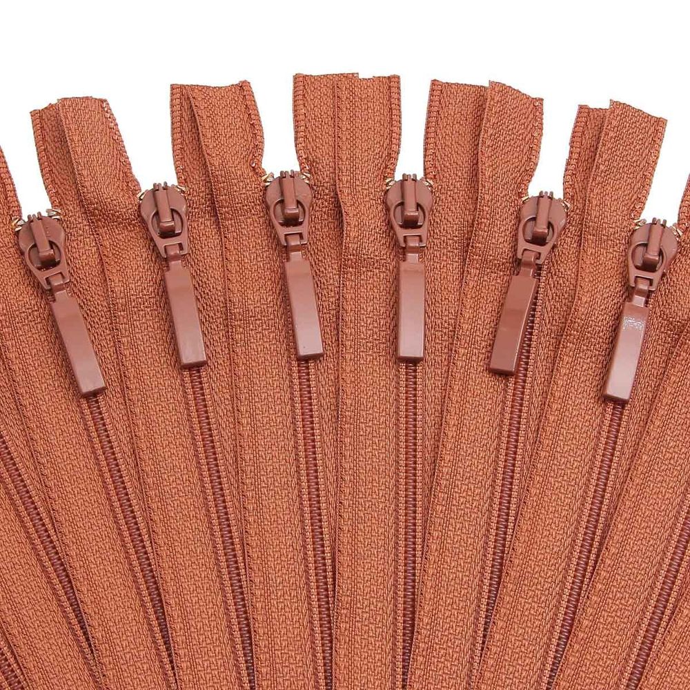 Молния спираль (витая) Arta Т5 (5 мм) 1 зам., н/раз., 18 см, цв. 856 св.коричневый, уп.10 шт