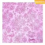 Бумага для скрапбукинга с фольгированием "Счастье", 30.5х30.5 см, 250 г/м, 10 шт /TOS/