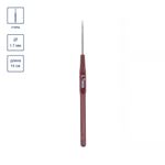 Крючок для вязания с пластиковой ручкой металл ⌀1,7 мм, 14 см, в чехле, Gamma HP