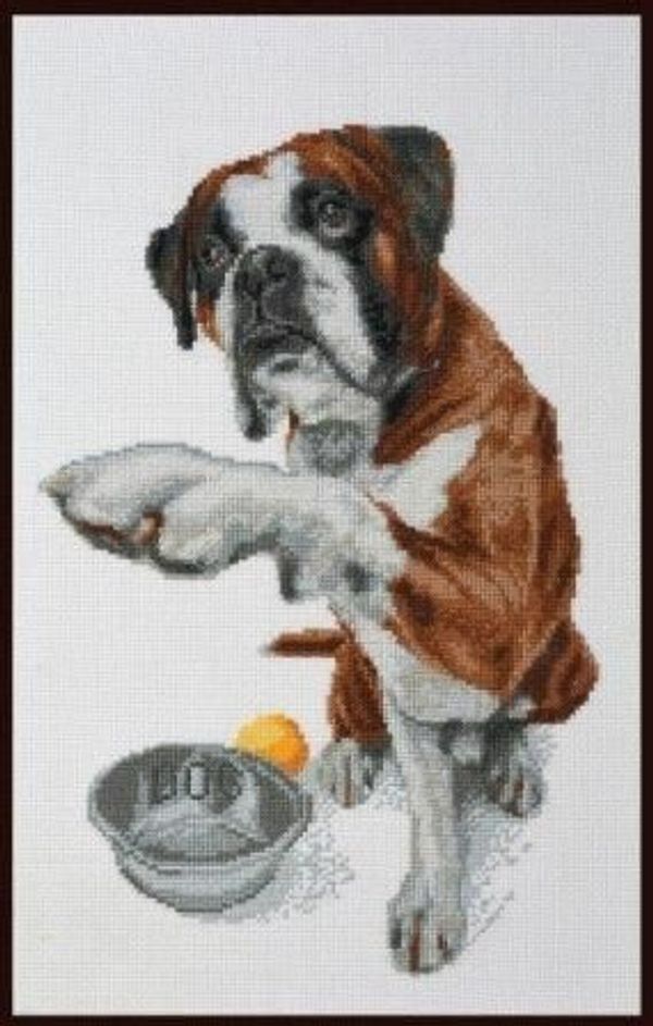 Набор для вышивания нитками Палитра, Давай дружить! 19х30см