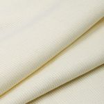 Кашкорсе Поликоттон стрейч 250г RIB 2*2 130см цв.S801 молочный в нарезке 3м