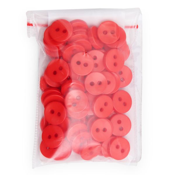 Пуговицы 2 прокола 14L, 9 мм, (Orange2 (оранжевый2)), NE74, 144 шт