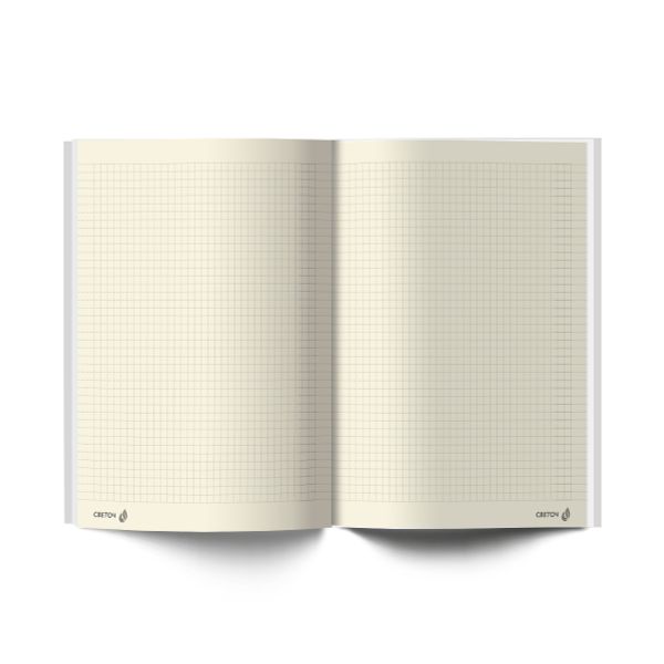 Бизнес-блокнот, мат. лам. + выбор. лак, тониров. блок, евроформат 64 л., 3 шт, французская клетка, Милый призрак 000913, Светоч 64ББТ_93_5_0