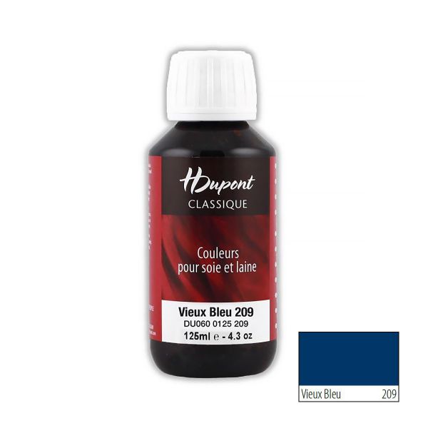 Краска для шелка H Dupont Classic, 125мл, 209 синий старинный