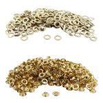 Люверсы металл ⌀_9.2 мм (внутр.), h6.32 мм (внутр.), №24, сталь, New Star, золото, уп≈1000 шт