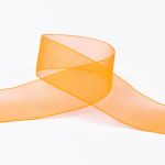 Лента капроновая (органза) 25.0 мм / 22.8±1 метра, 018 оранжевый, Blitz OR-25