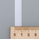 Лента бархатная (тесьма) 09.0 мм / 32.9±2 метров, 0081-1006, 01 белый
