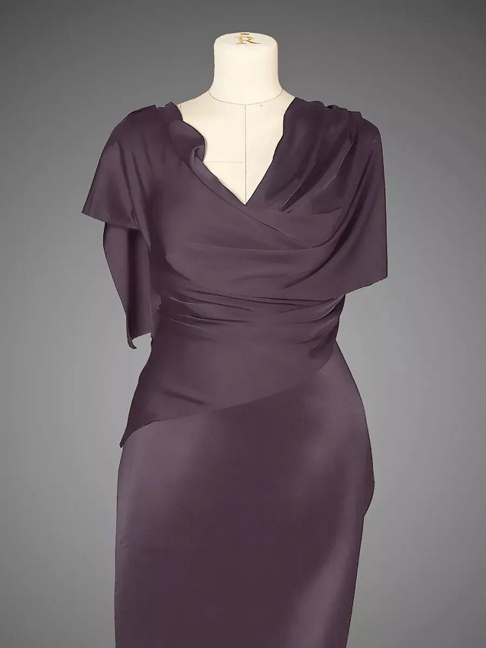 Шелк Армани 90 г/м², 150 см / 25 метров, TBYArm-138, цв.138 лиловый-капучино