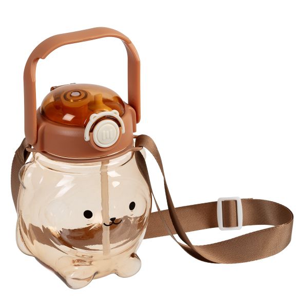 Бутылка пластиковая 1100 мл, 12х16 см, №02 коричневый, Lol&Pop LLP-009