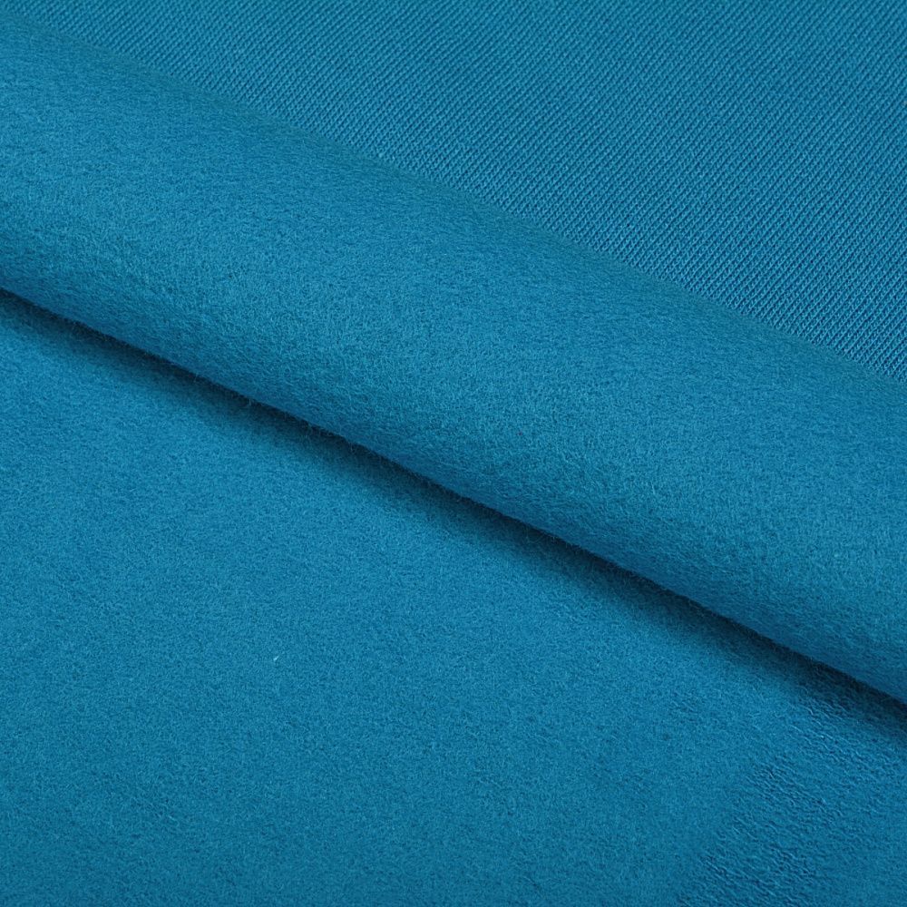 Футер 2-нитка начес 190 г/м², 100-100 см / 6 метров, ФУТ2Х.НАЧ.190.18-4535.6, бирюза