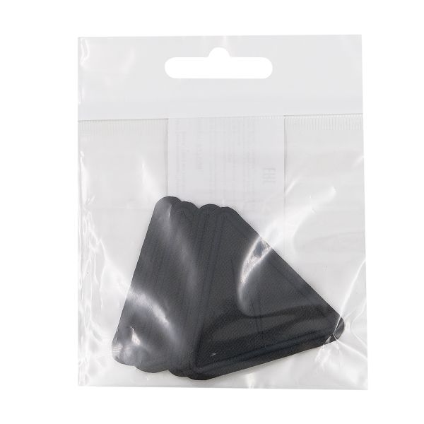 Термоаппликация Треугольник, джинс, 55х55 мм, LA410, 4 шт