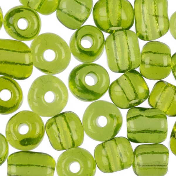 Бисер Zlatka 6/0 (4.1 мм), 100 г (10х10 г), №0004 салатовый, GR