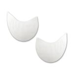 Подмышечники 14.5х9 см, средние, белый, Blitz DES-02