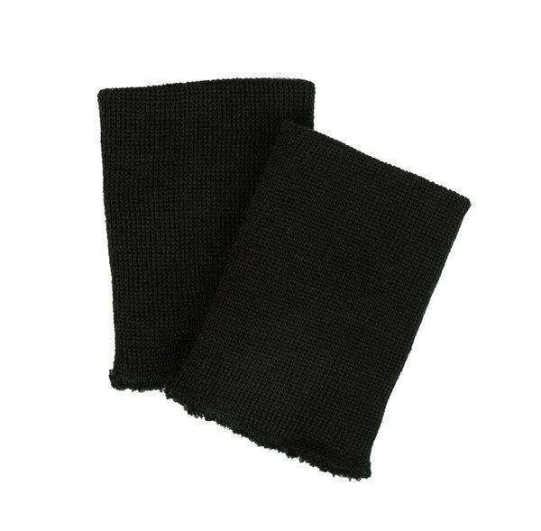 Манжеты трикотажные 8.0х10.0 см, 10 пар, черный, Gamma