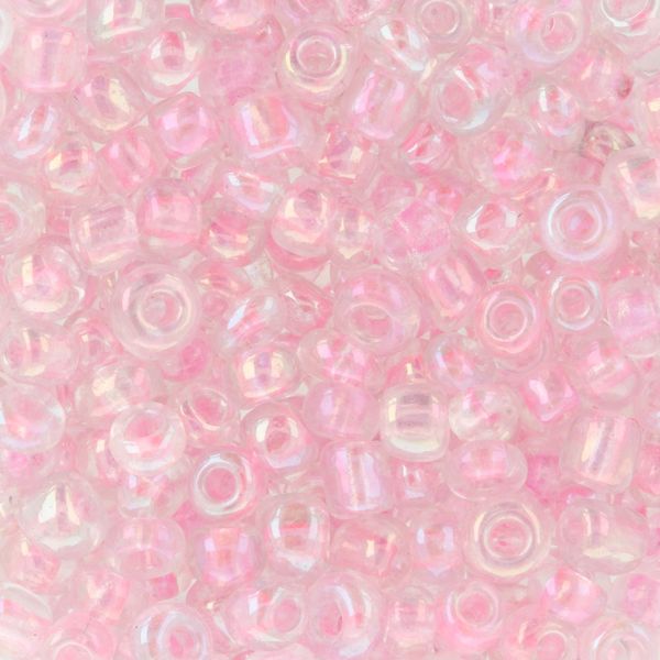 Бисер Zlatka 8/0 (2.9 мм), 100 г (10х10 г), №0209 св.розовый, GR