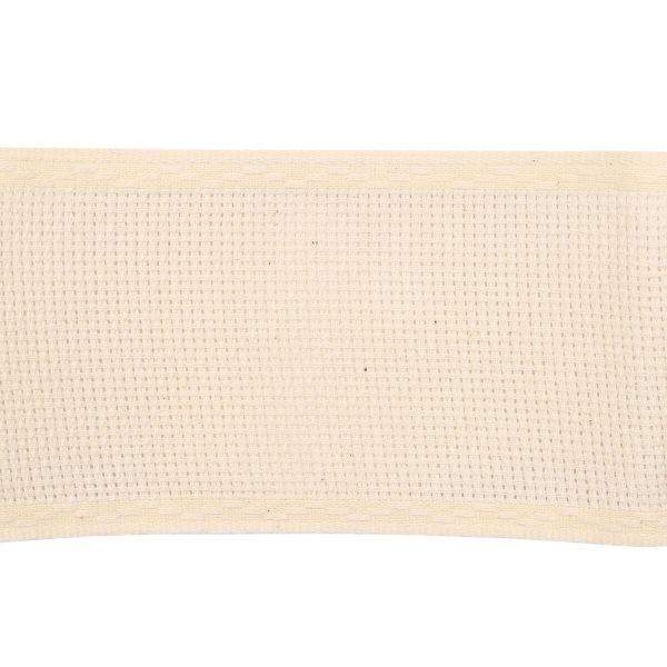 Канва лента 70 мм / 1.5 метра, 100% хлопок Bestex (неотбел/неотбел)