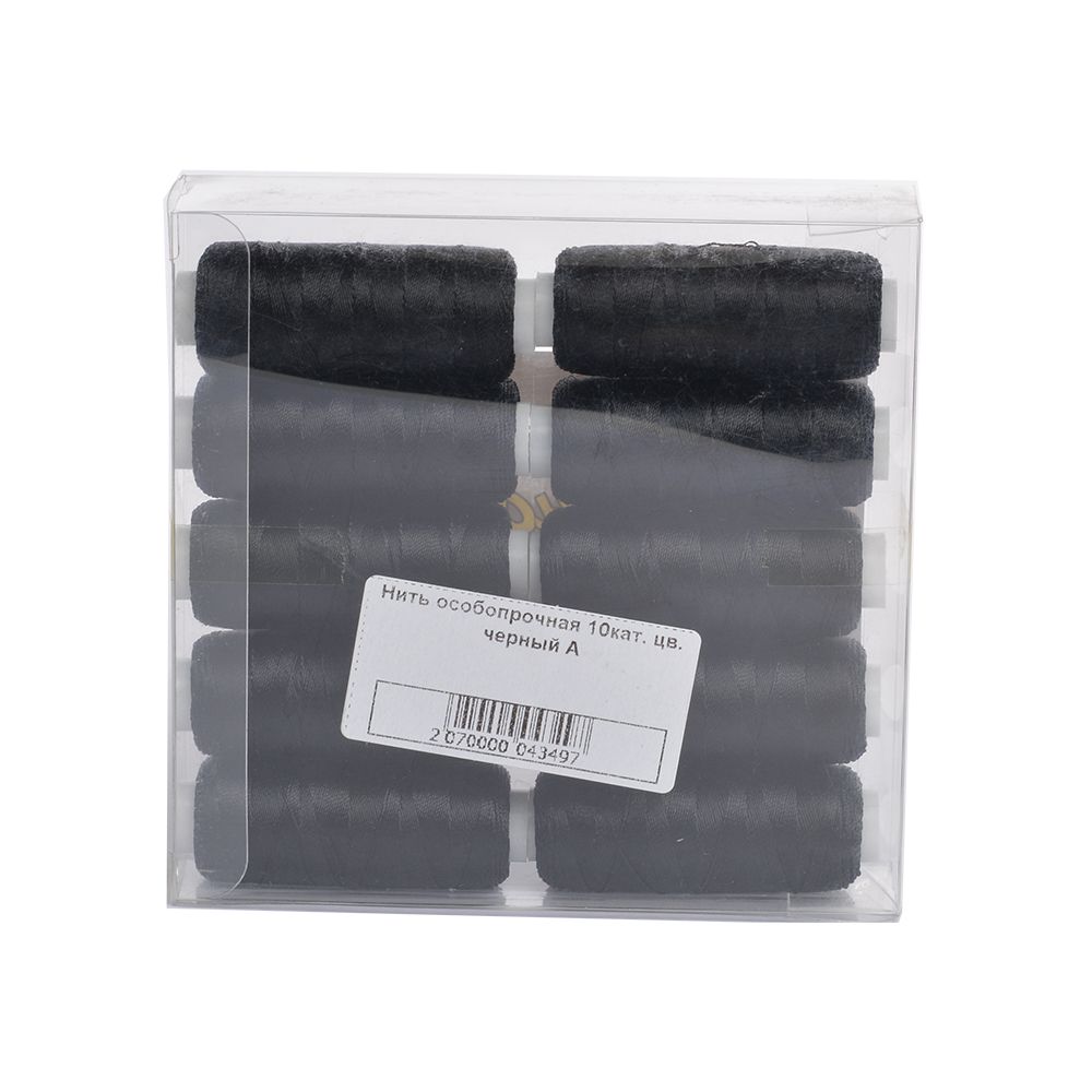 Нитки особо прочные 10кат. Черный