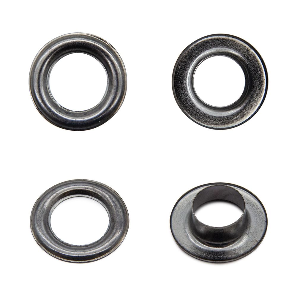 Люверсы металл ⌀13.0 мм (внутр.), h7 мм (внутр.), №28, металл, New Star, чер.никель, уп≈100 шт