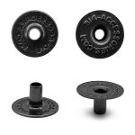 Часть кнопки Дельта (O-образная) ⌀14 мм (D-часть), 9 чернен (D-часть), 100 шт