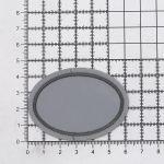 Термоаппликация светоотражающая овальная, 60х43 мм, LA425, 3 шт