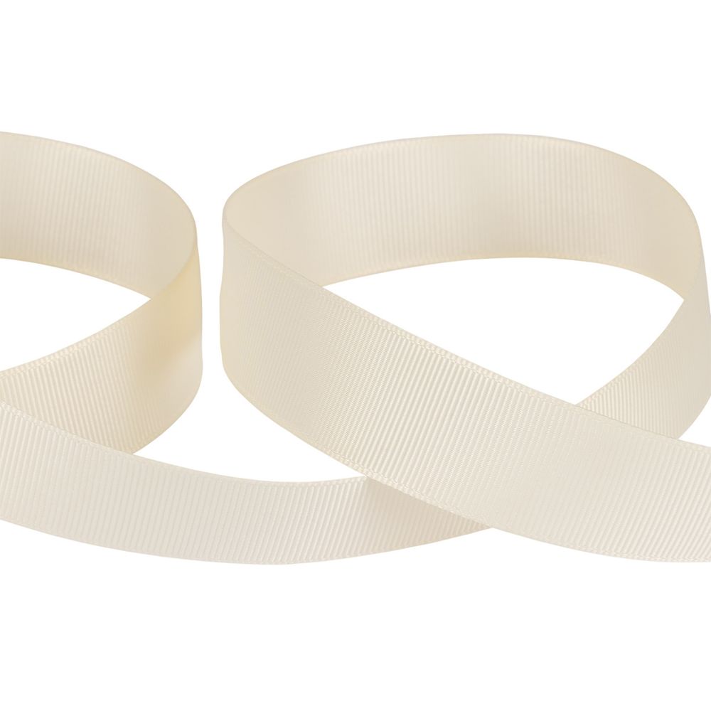 Лента репсовая нарезка 25.0 мм / 5 шт по 5.4 метра, 126 св.св.бежевый, Gamma GR-25